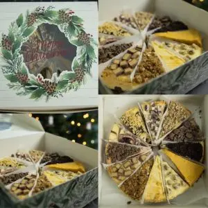 Christmas Cheesecake Variety Platter